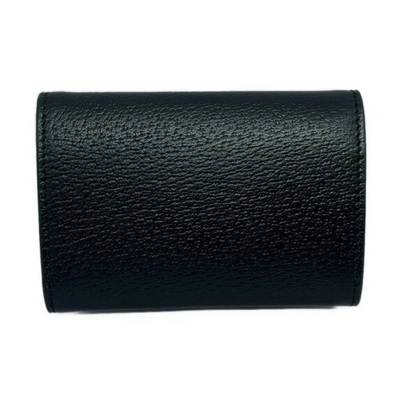 GUCCI Interlocking G Black Leather - Card Case 412-042725 - Picture 2 of 4